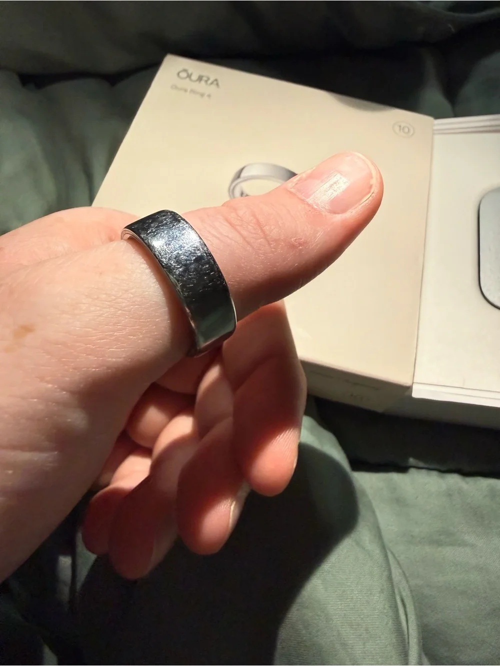 Oura Ring 4 Size 10 (Silver)